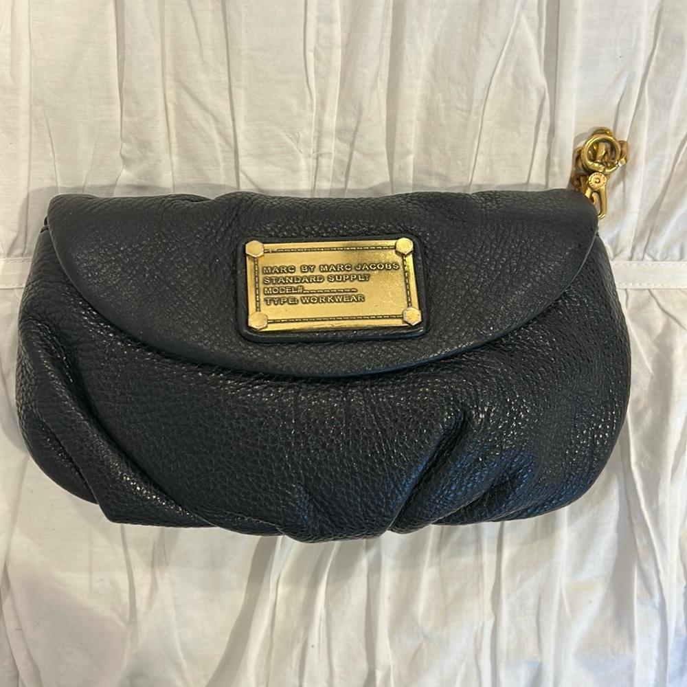 Mark Jacobs, black leather Crossbody bag